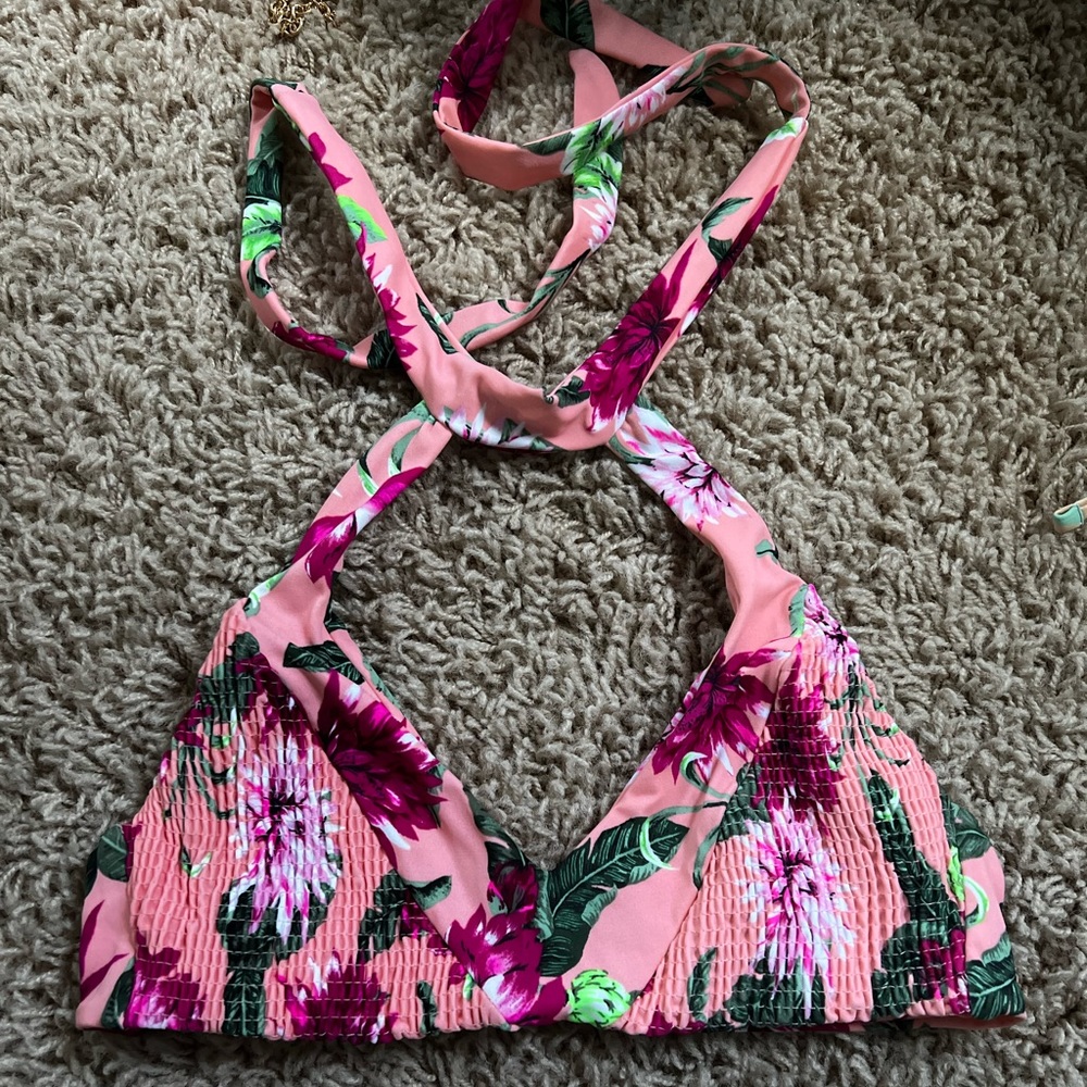 Tori Praver swim top